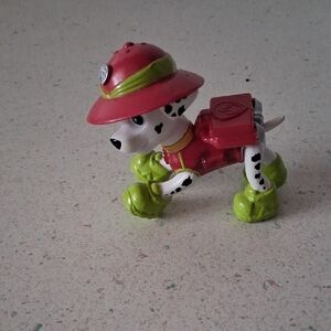 Red and Green Paw Patrol Marshall Dinosaur Figure